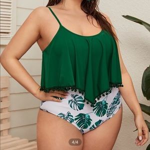 Plus Size One Piece Swimsuit.